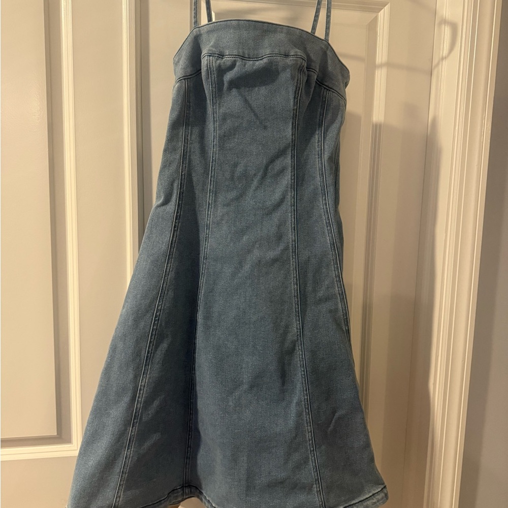 Express Midi Denim Dress